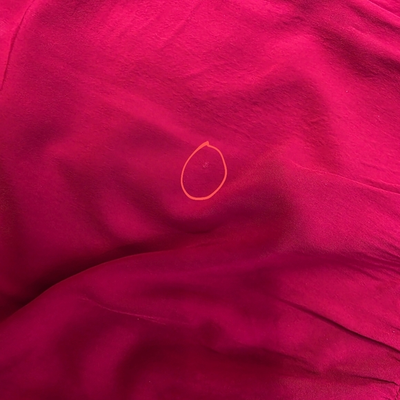 Boho Tiered Red Rayon Dress Xl - Picture 14 of 14